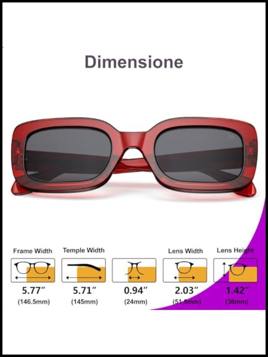 Trendy Chunky Retro Square Sunglasses with UV400 Protection main image 4